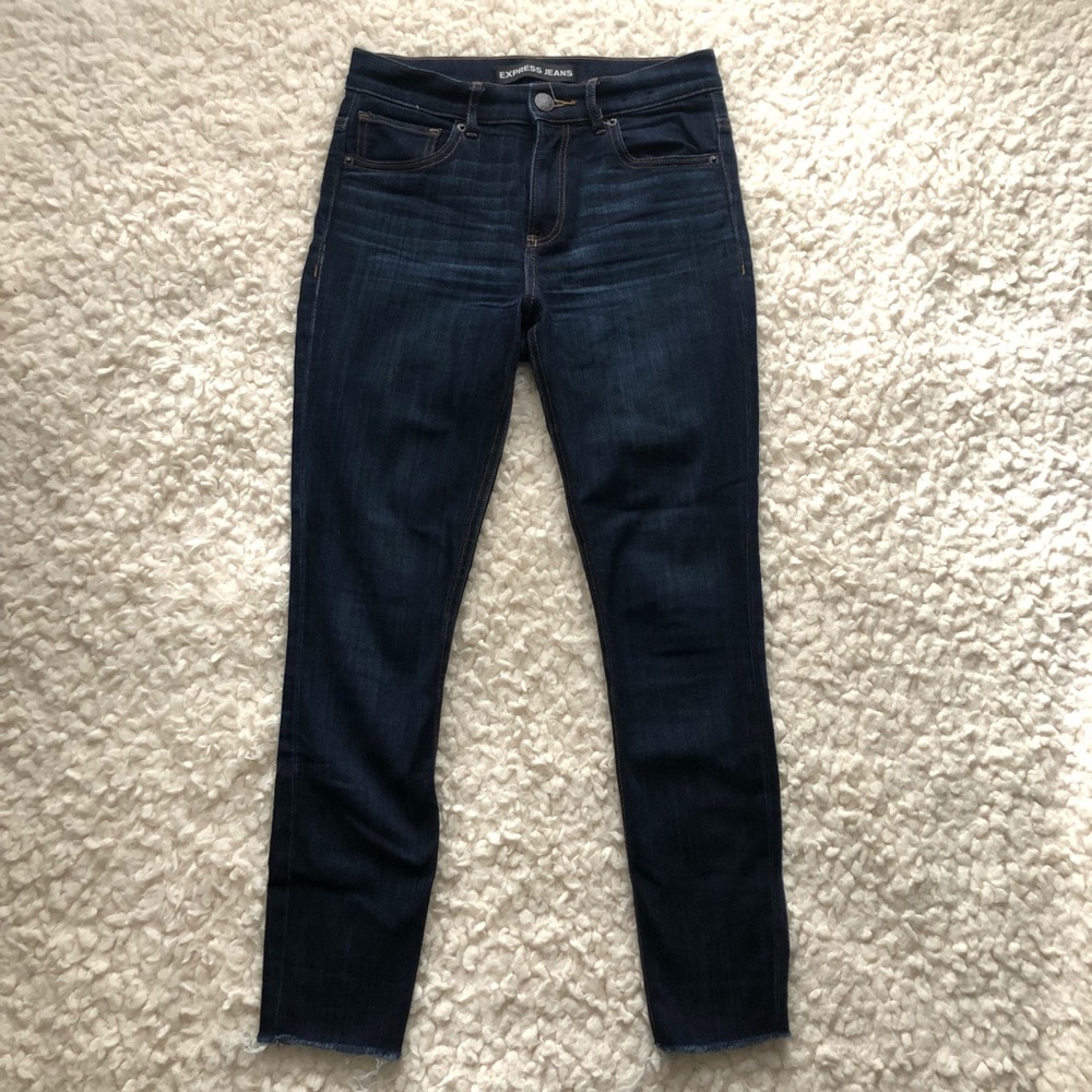 High rise cropped leggings